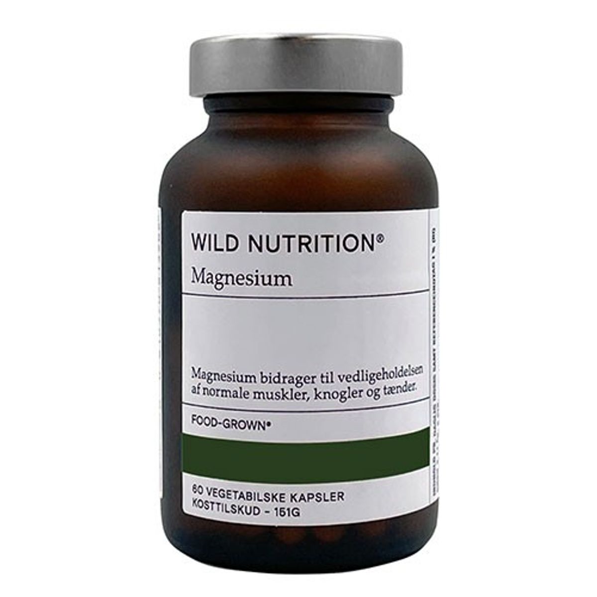 Magnesium for alle Food-Grown - 60 kapsler