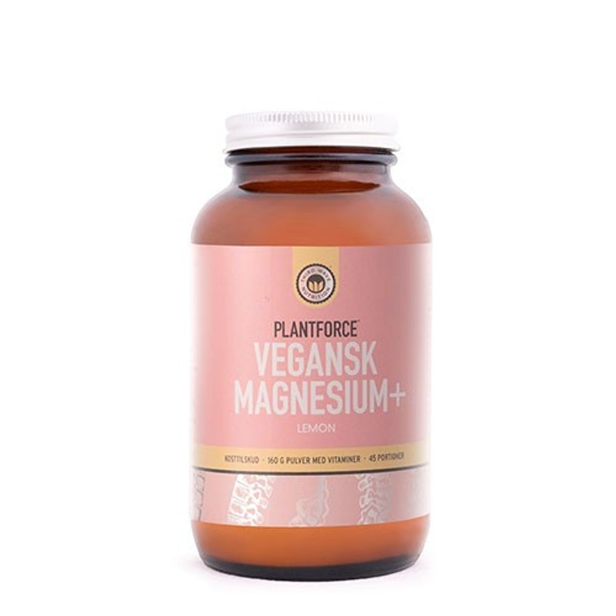 Magnesium+ Lemon vegansk - 160 gram - Plantforce