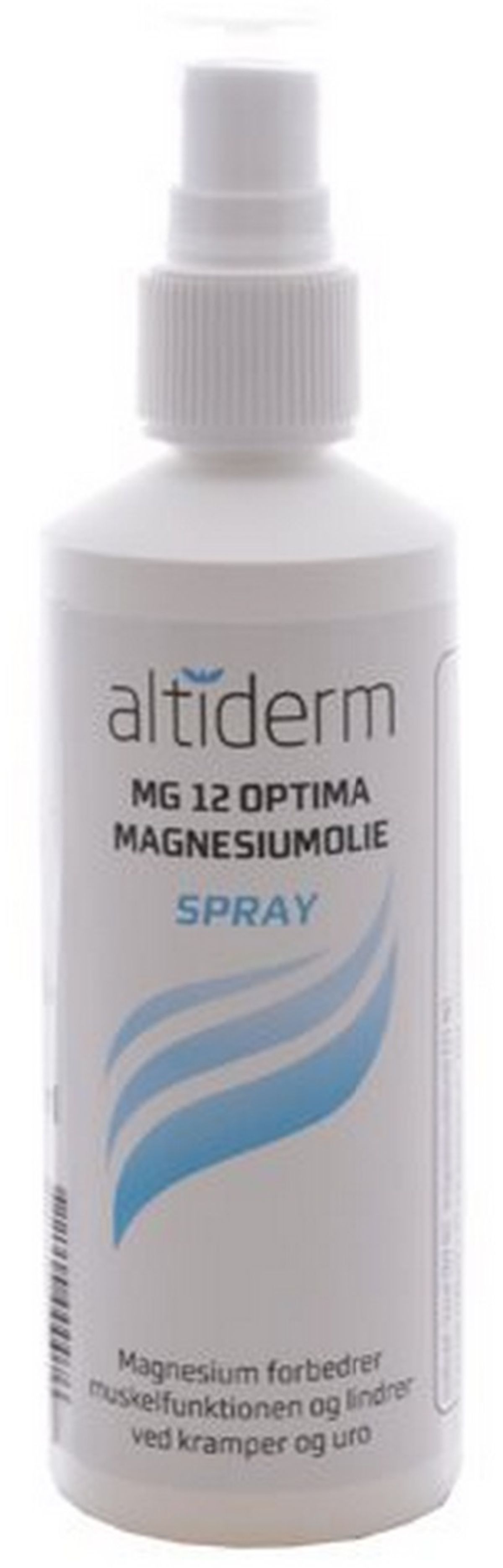 Magnesiumolie i sprayflaske MG 12 Optima Altiderm, 100ml.