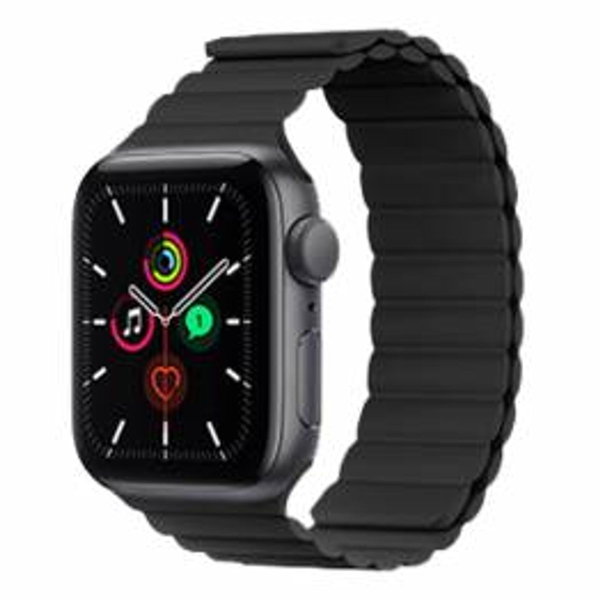 Magnetisk Apple Watch rem i silikone 38/40/41/42mm - Sort