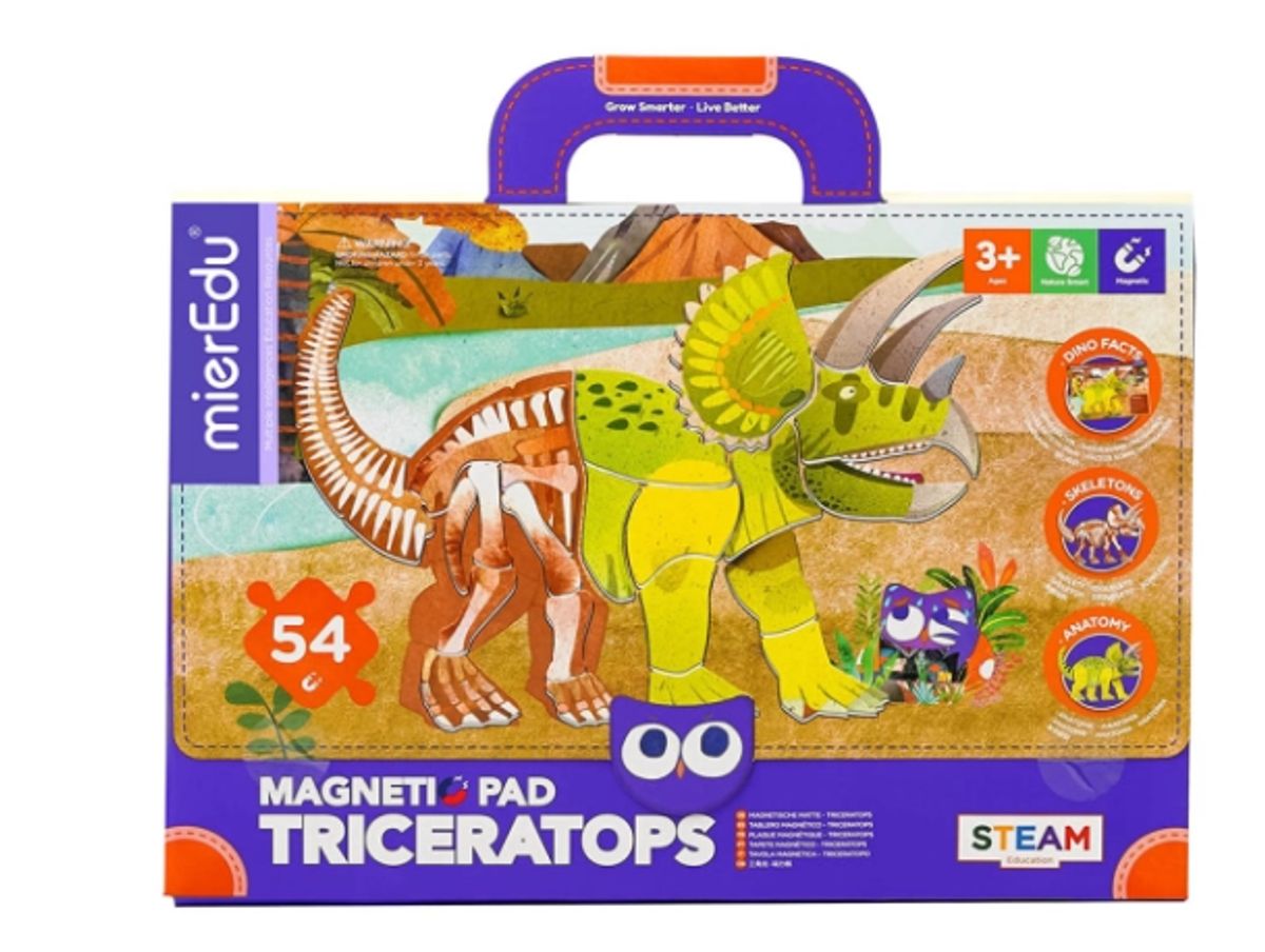 Magnetisk legetavle fra mieredu - Triceratops