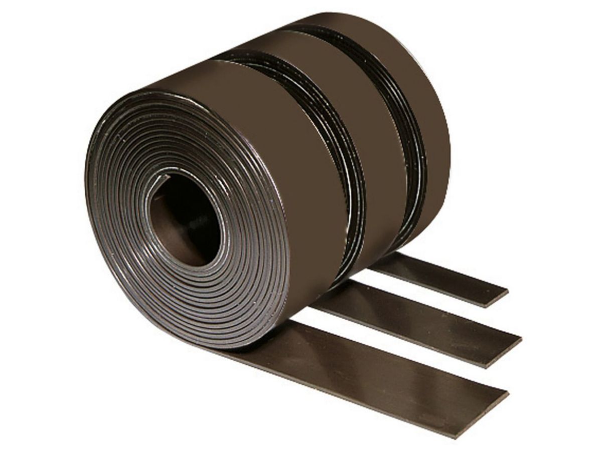 Magnettape Brun 19 mm x 30 m Selvkl.