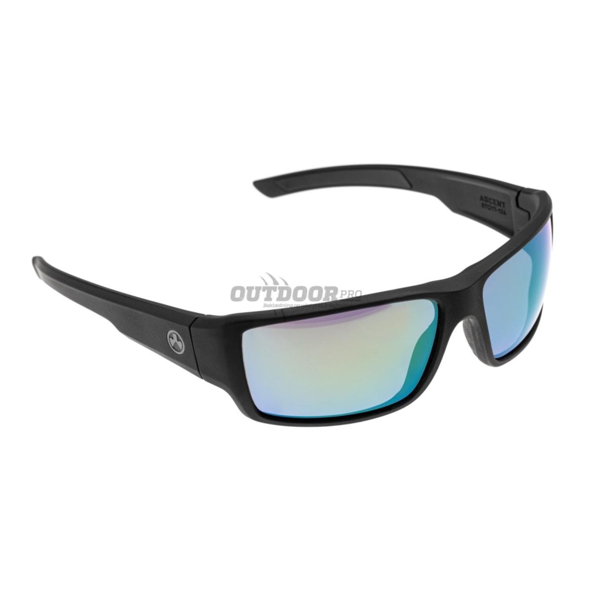 Magpul Ascent - Polarized - Black Frame / High Contrast Violet Lens / Green Mirror