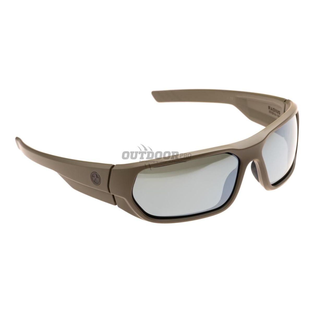 Magpul Radius - Polarized - FDE Frame / Gray Lens / Silver Mirror