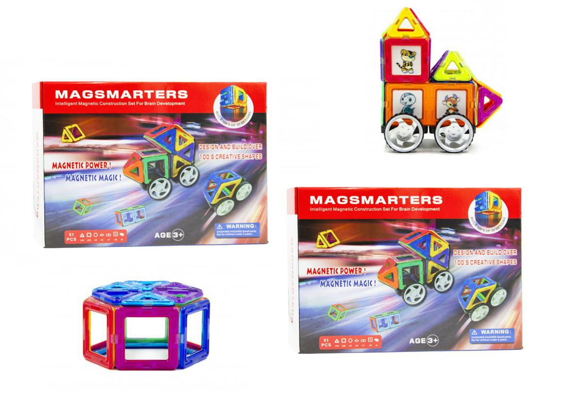 Magsmarters byggesæt 2 x 51 dele