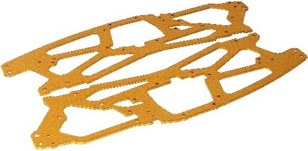 Main Chassis 2.5mm (gold/2pcs) - Hp73916 - Hpi Racing