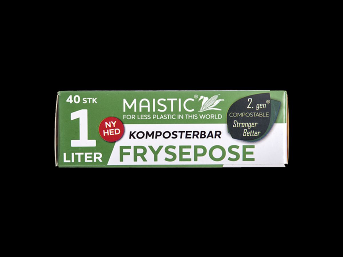 Maistic Frysepose 1 Liter 40 stk. Komposterbar