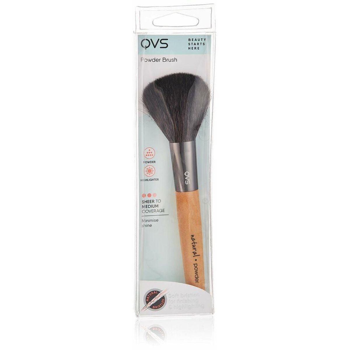 Makeup børste QVS 56100-064-0 Natur