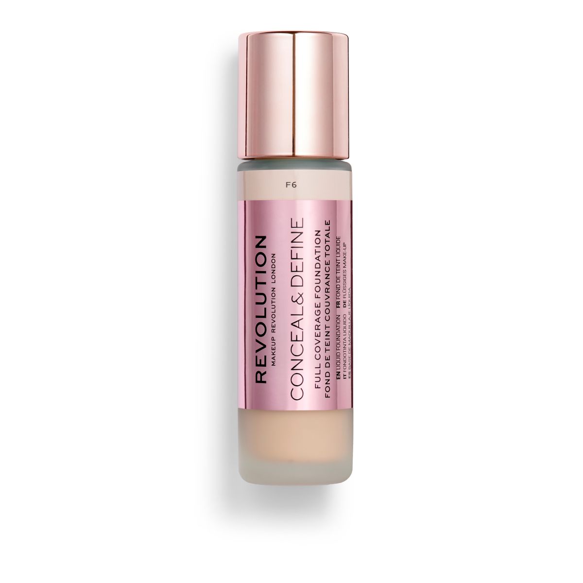 Makeup Revolution Conceal & Define Foundation F6 23 ml