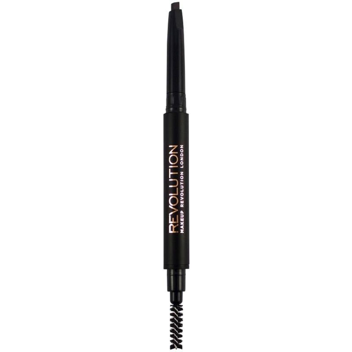 Makeup Revolution Duo Brow Pencil - Medium Brown