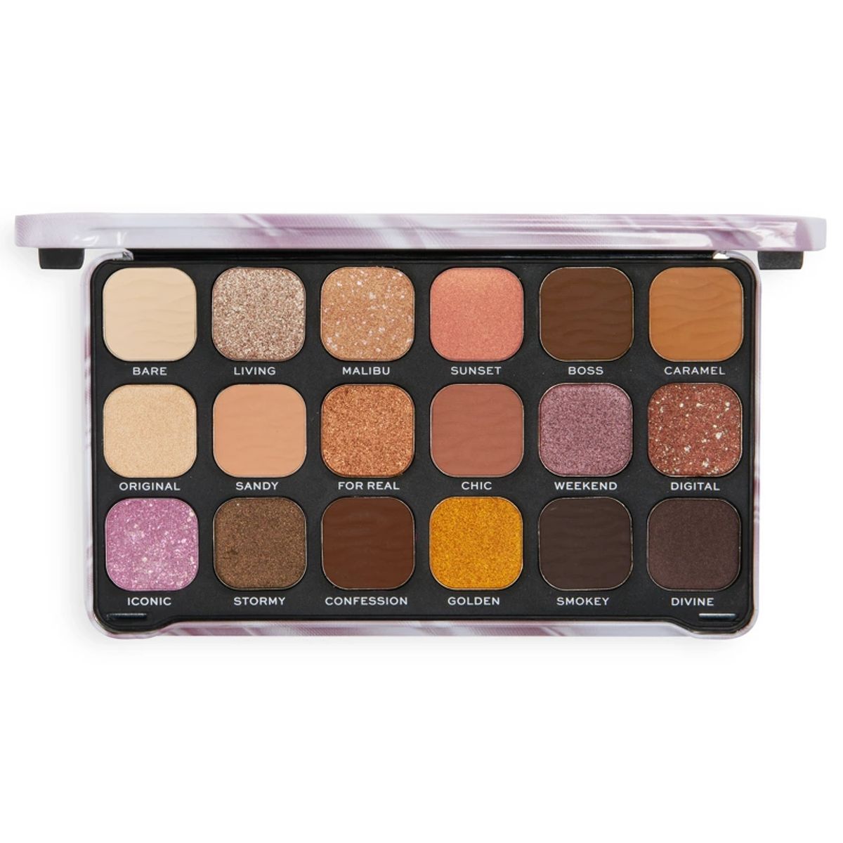 Makeup Revolution Forever Flawless Shadow Palette 19,8 gr. - Nude Silk