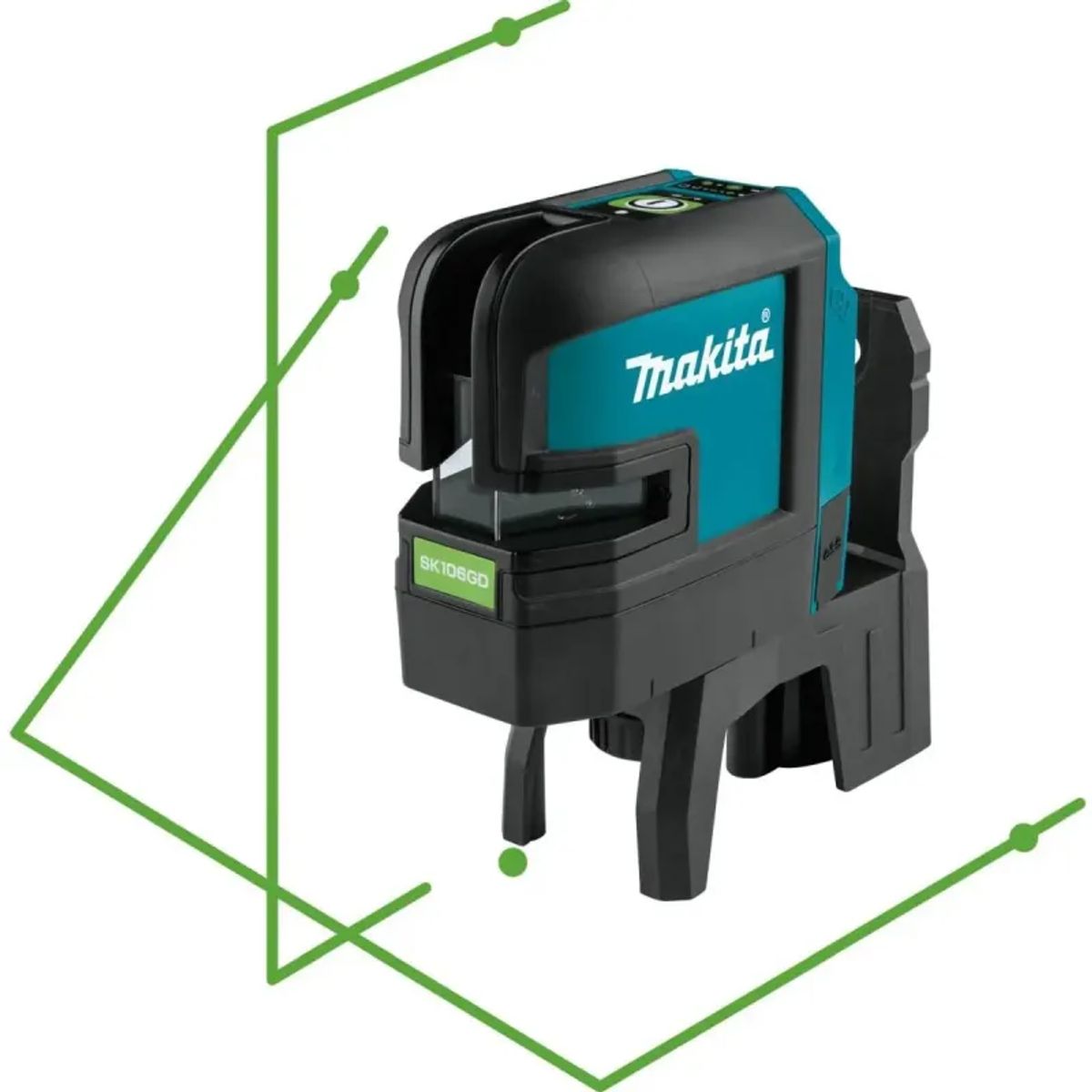 Makita 4 Punkt Krydslaser Grøn 12v - SK106GDZ