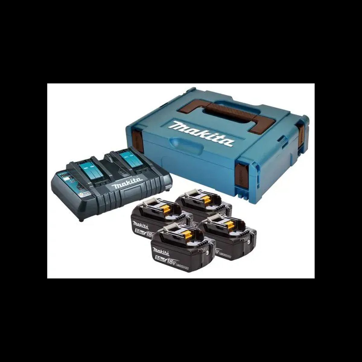 Makita Batteripakke 4 X Bl1850b + Dc18rd - 197626-8