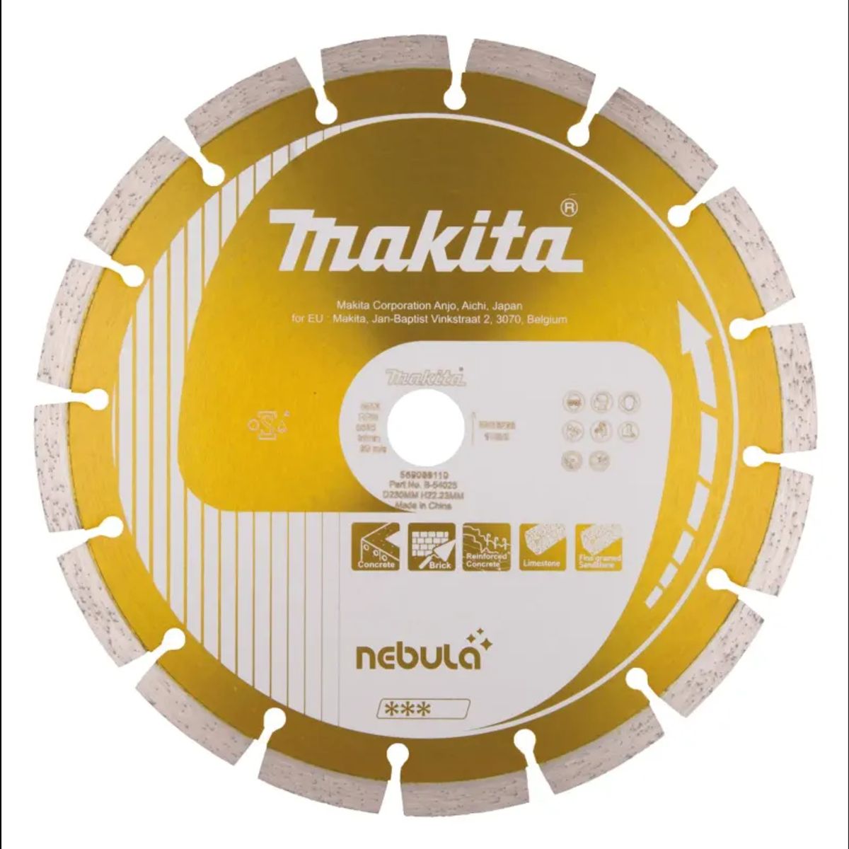 Makita Diamantklinge 230x22,23 Nebula - B-54025