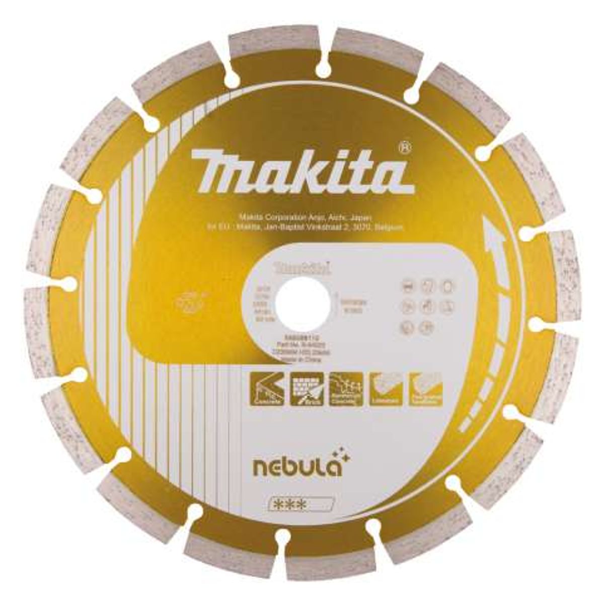 MAKITA DIAMANTKLINGE 230x22,23 NEBULA