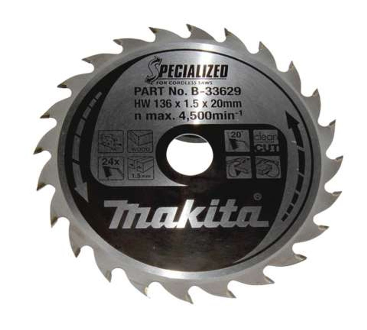 MAKITA HM KLINGE 136X20X24Z SPECIALIZED