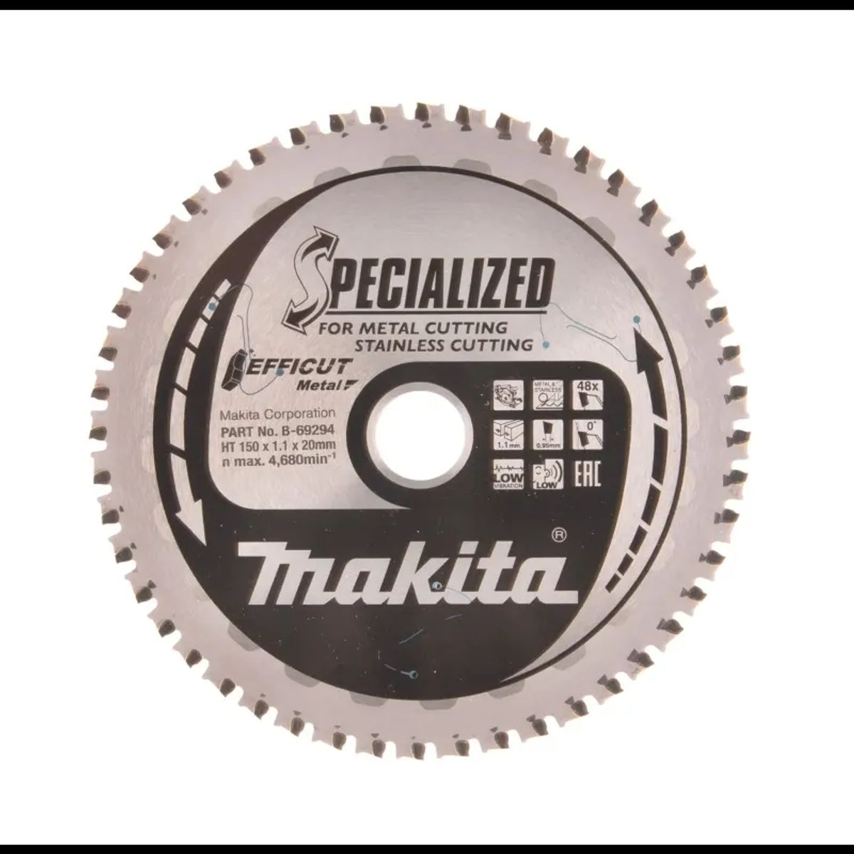 Makita Klinge Tct 150x20mm X 48t - B-69294