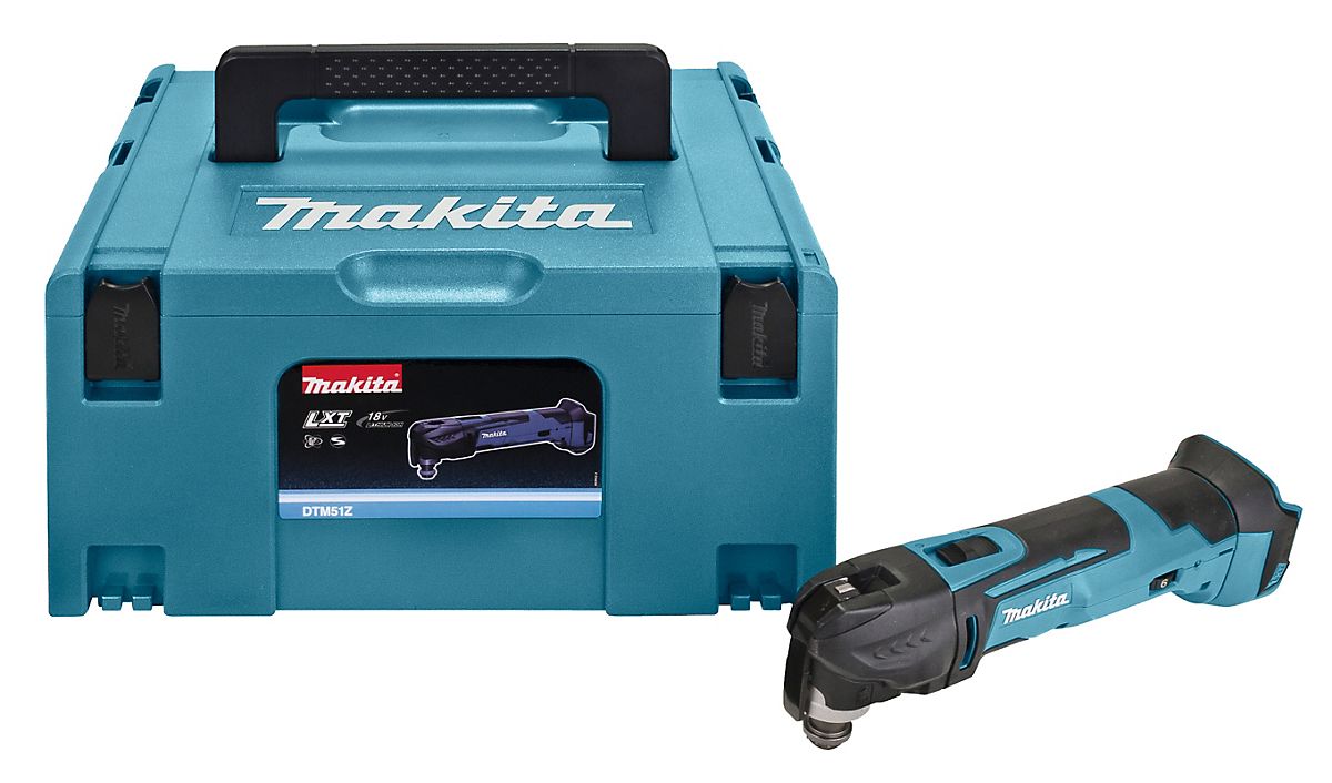 Makita Multicutter 18V. Med MAKPAC kuffert. Uden batteri & lader. DTM51ZJ