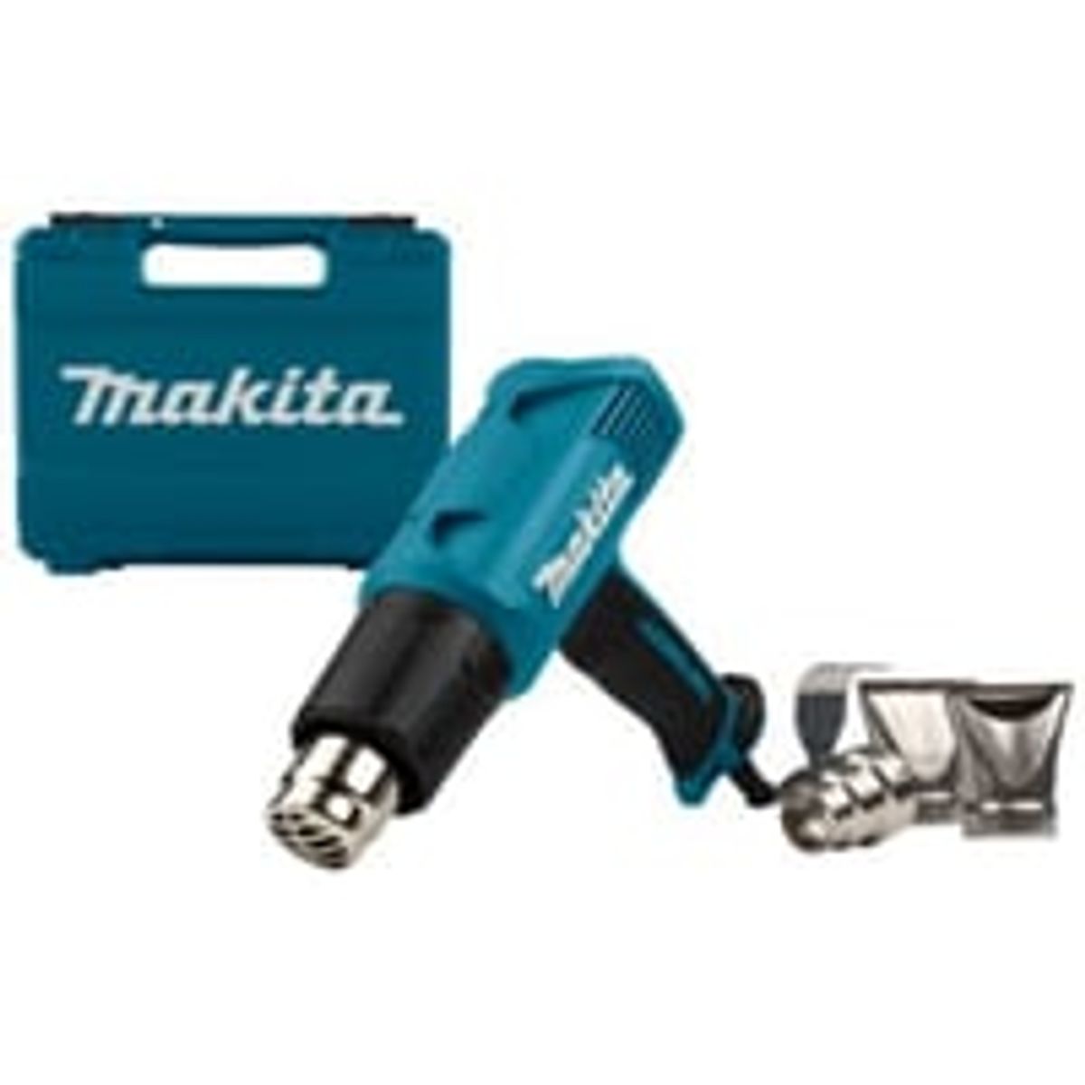 Makita Varmluftpistol 1600W. 2 hastigheder, med Kuffert og 4 dyser. HG5030K