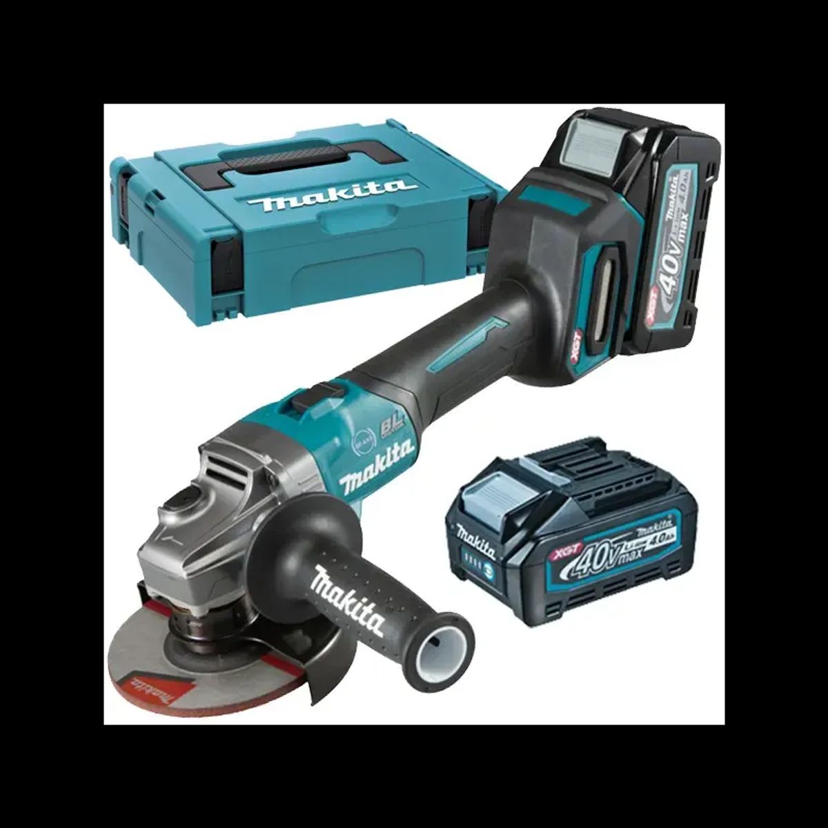 Makita XGT 40V Vinkelsliber 125mm 4,0ah - GA023GM201