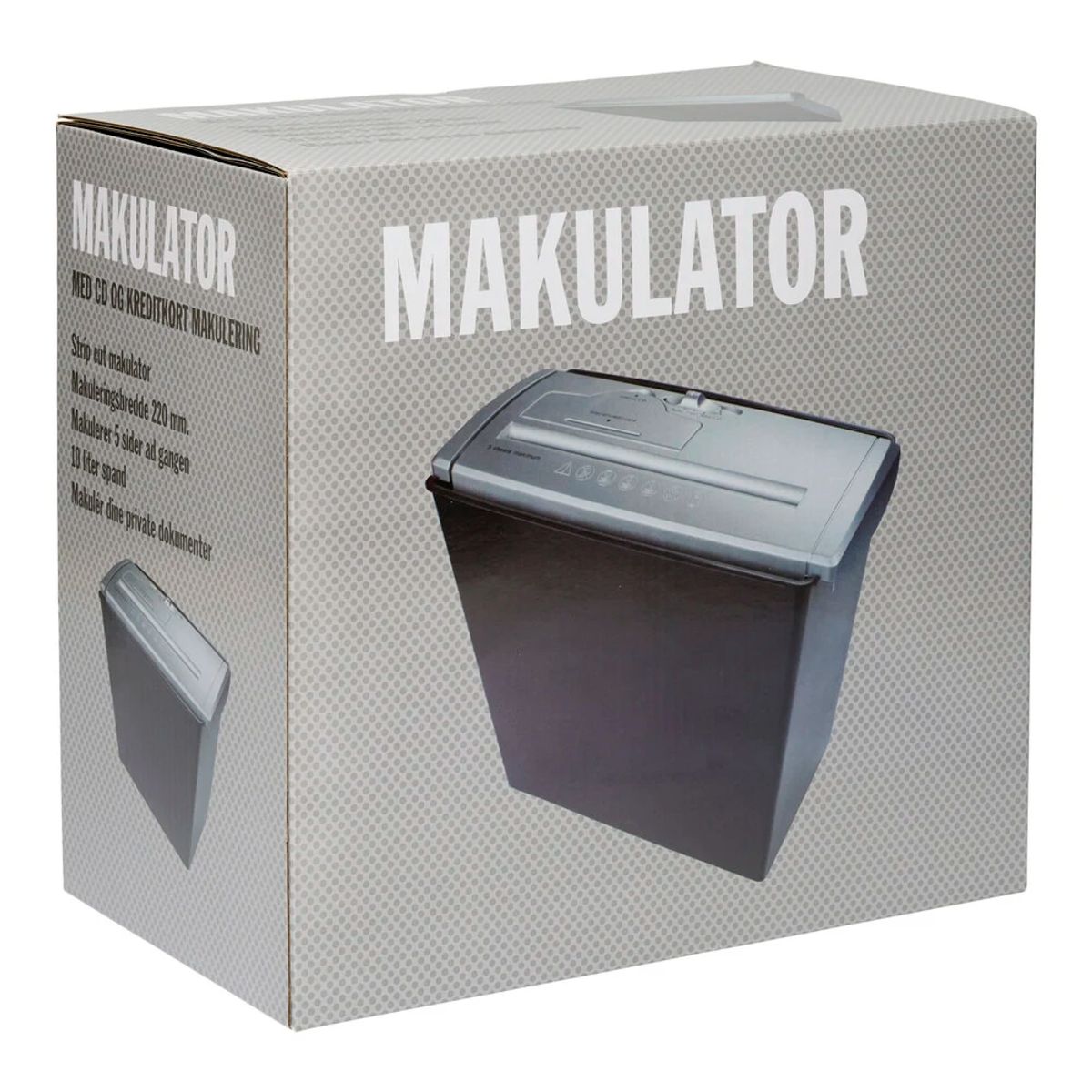 Makulator Relief med cd/kreditkort 5 ark stripe