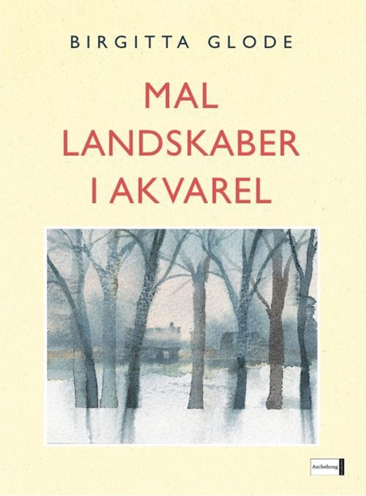 Mal landskaber i akvarel