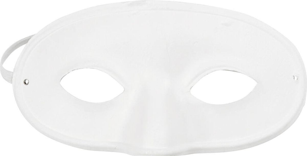 Mal Selv Masker - Halvmaske - Hvid - 10 Stk