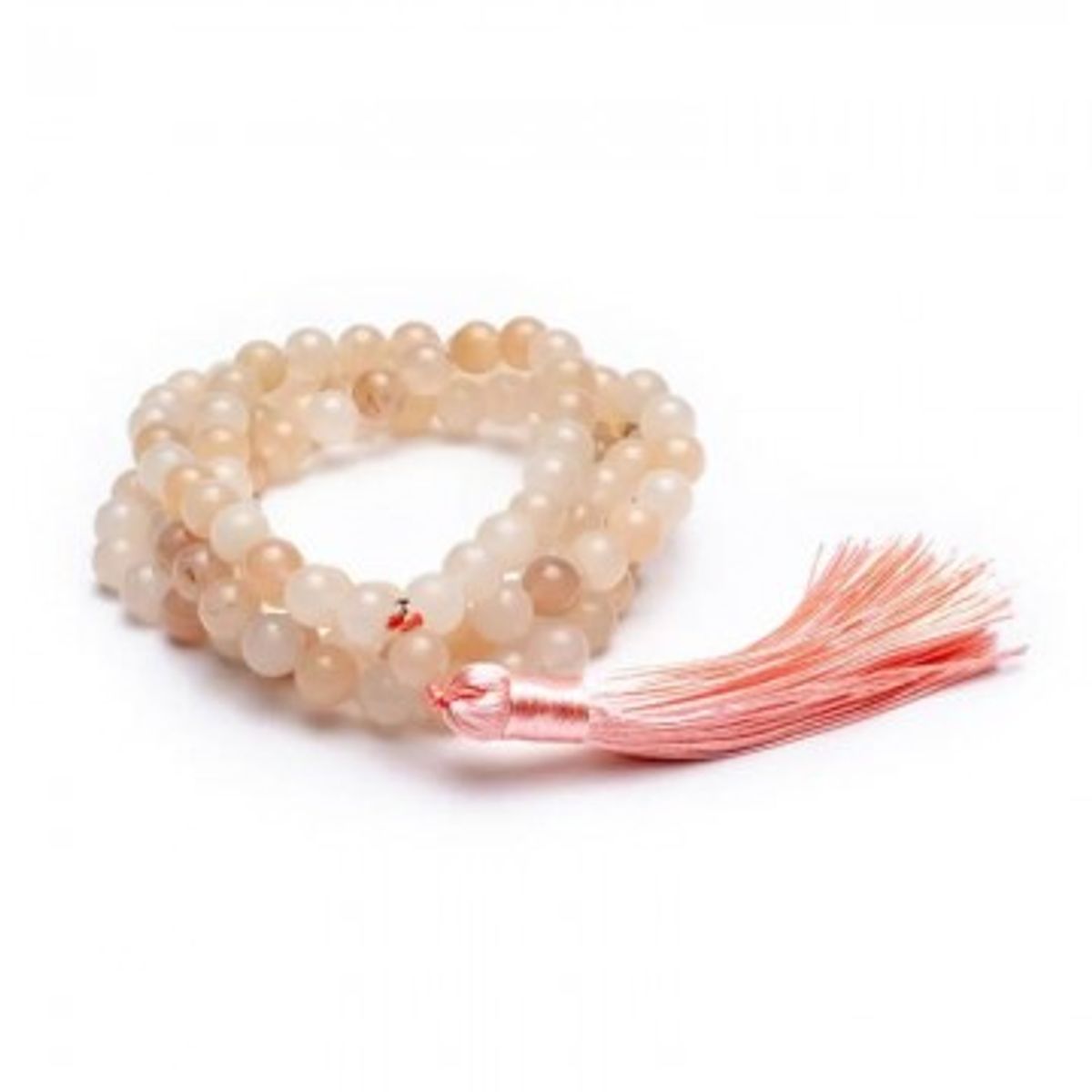 Mala halskæde Pink jade - Mala Halskæder - GodKarmaShop