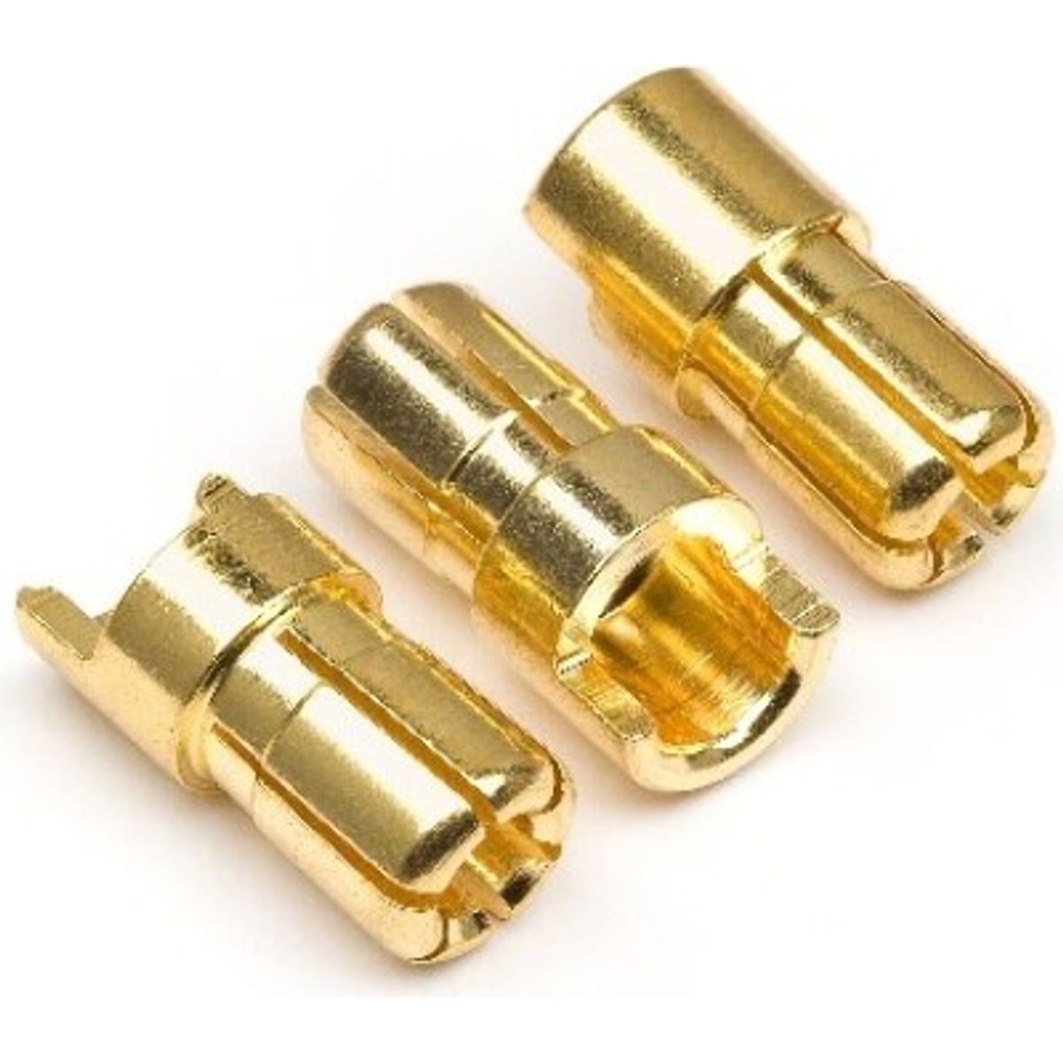 Male Gold Connectors (6.0mm Dia) (3 Pcs) - Hp101952 - Hpi Racing