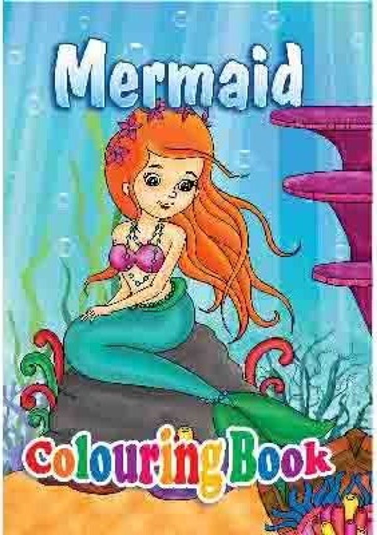 Malebog A4 Mermaid 16 Sider - Diverse - Bog