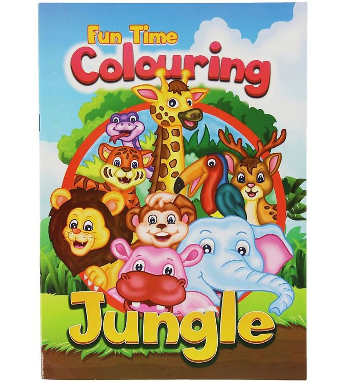 Malebog - Fun Time Colouring Jungle - 16 Sider