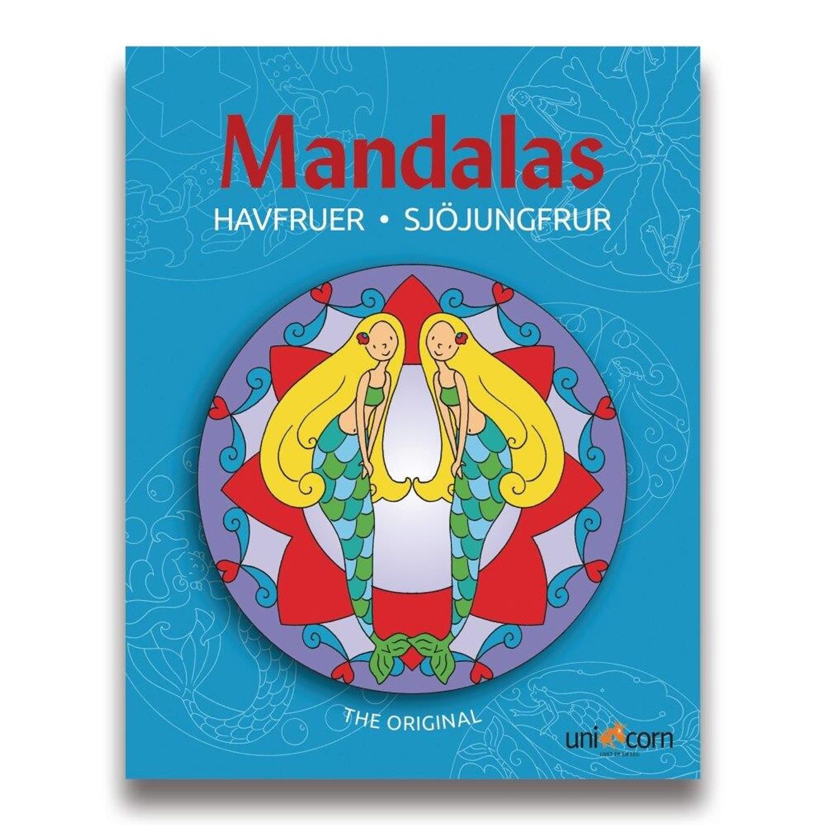 Malebog, Mandalas - Havfruer - fra 6 år+