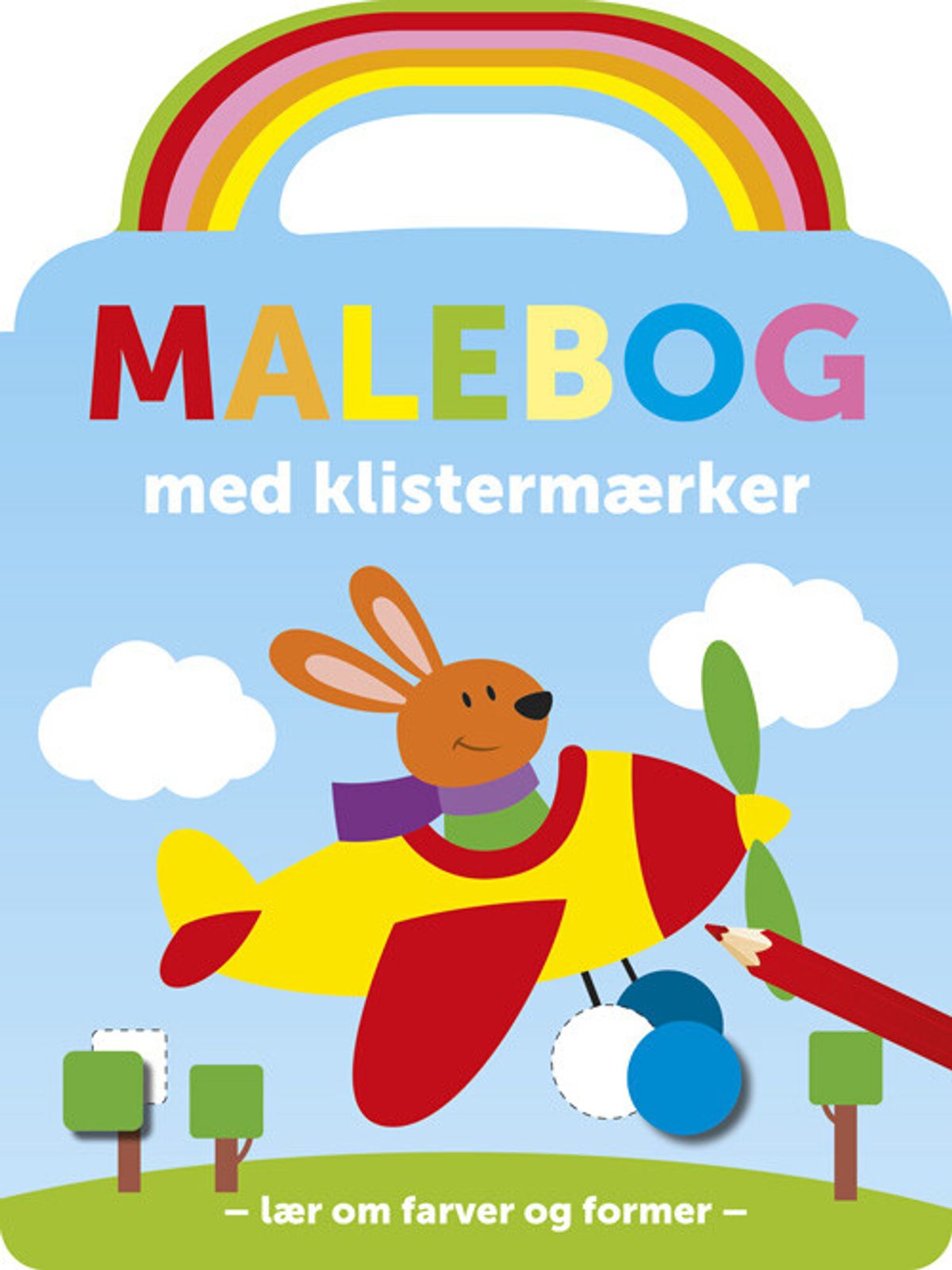 Malebog Med Klistermærker - Flyver - Diverse - Bog