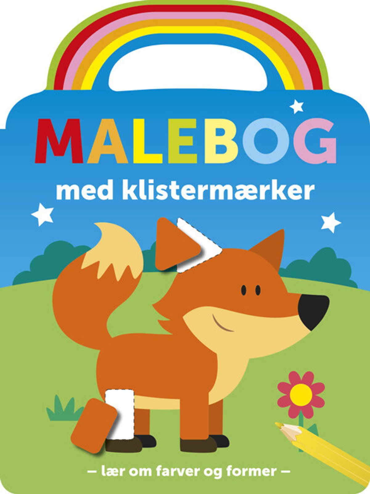 Malebog Med Klistermærker - Ræv - Diverse - Bog