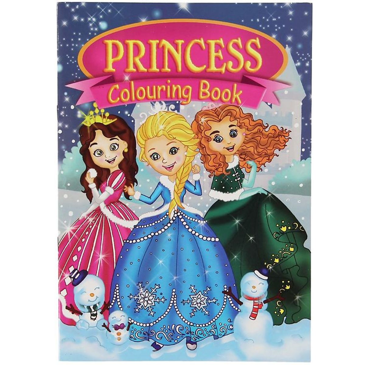 Malebog - Princess Colouring Book - 16 Sider