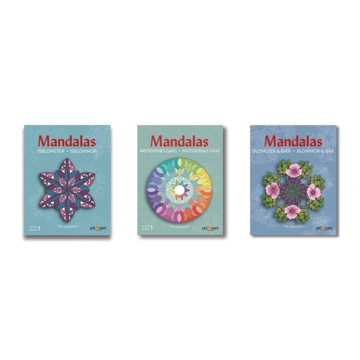 Malebogssæt: Mandalas til de store 8+