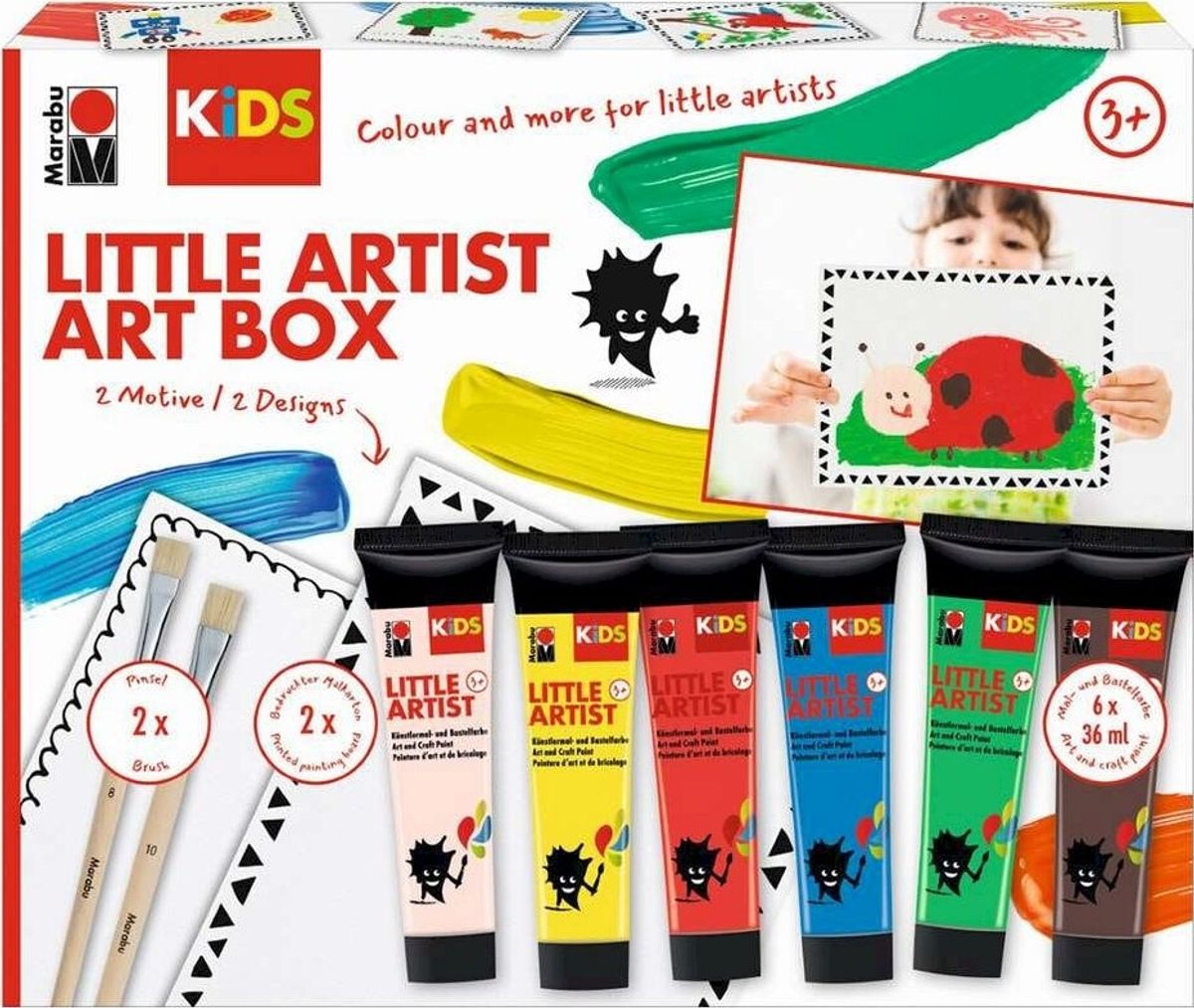 Malesæt Til Børn - Little Artist Art Box - Kids - Marabu