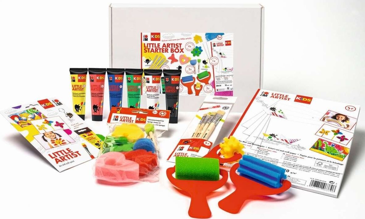 Malesæt Til Børn - Little Artist Starter Box - Kids - Marabu