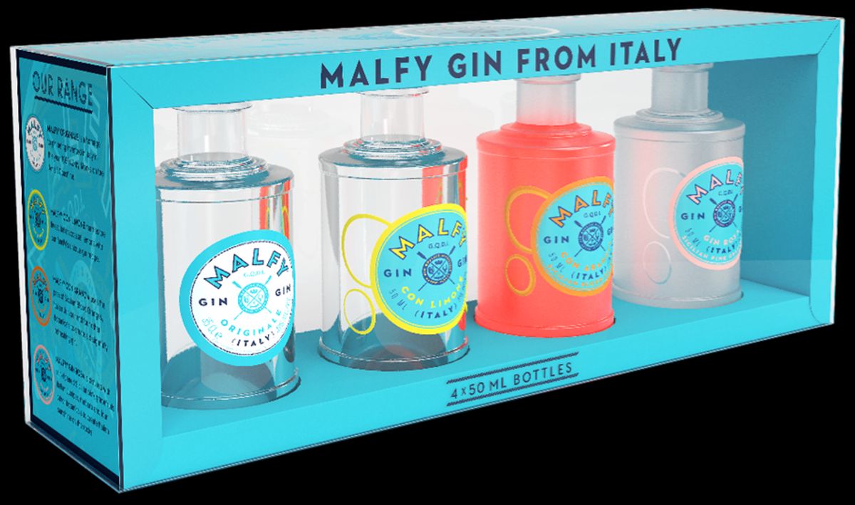 Malfy Gin Miniature Set 4x5cl/pk