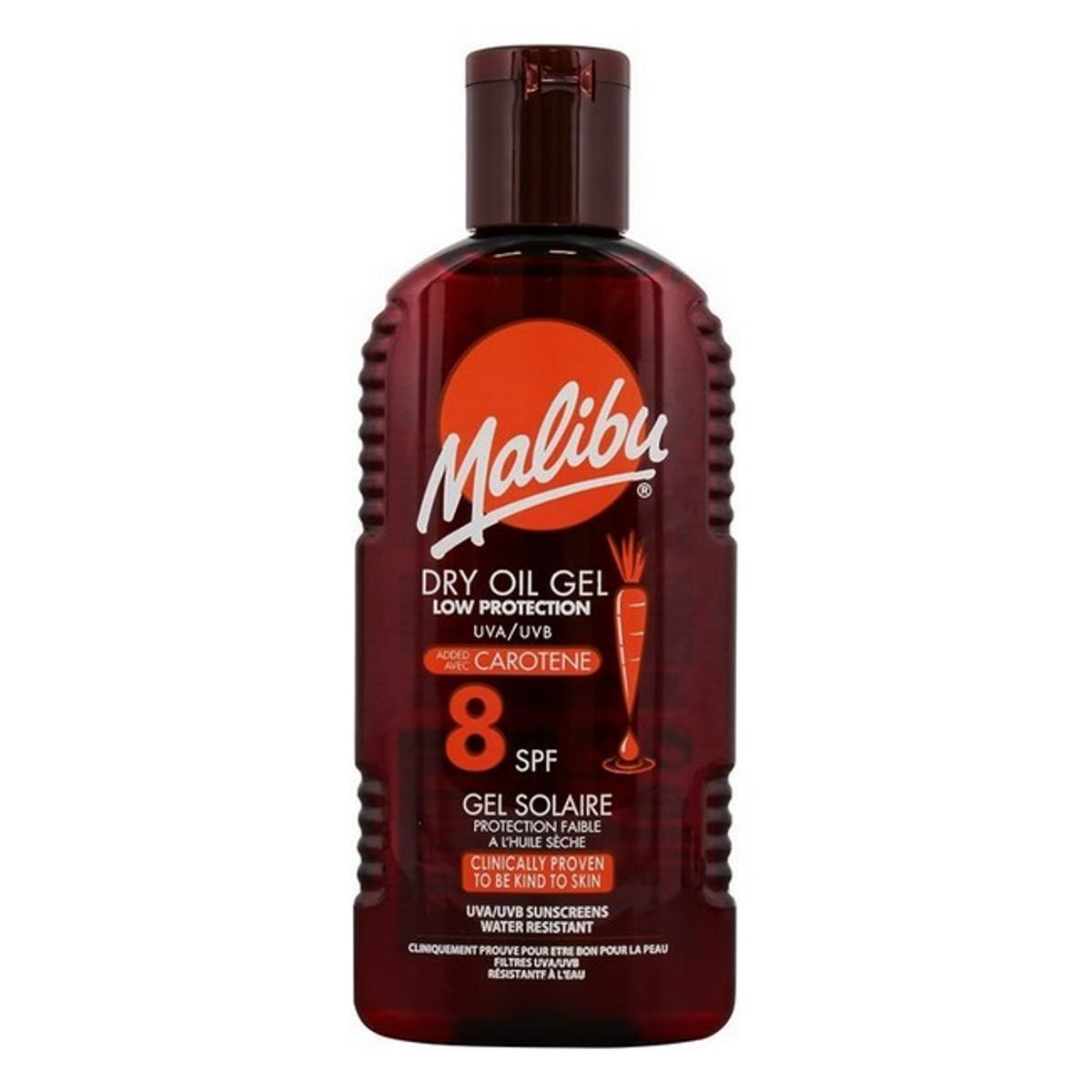 Malibu Sun - Dry Oil Gel Carotene SPF 8 - 200 ml