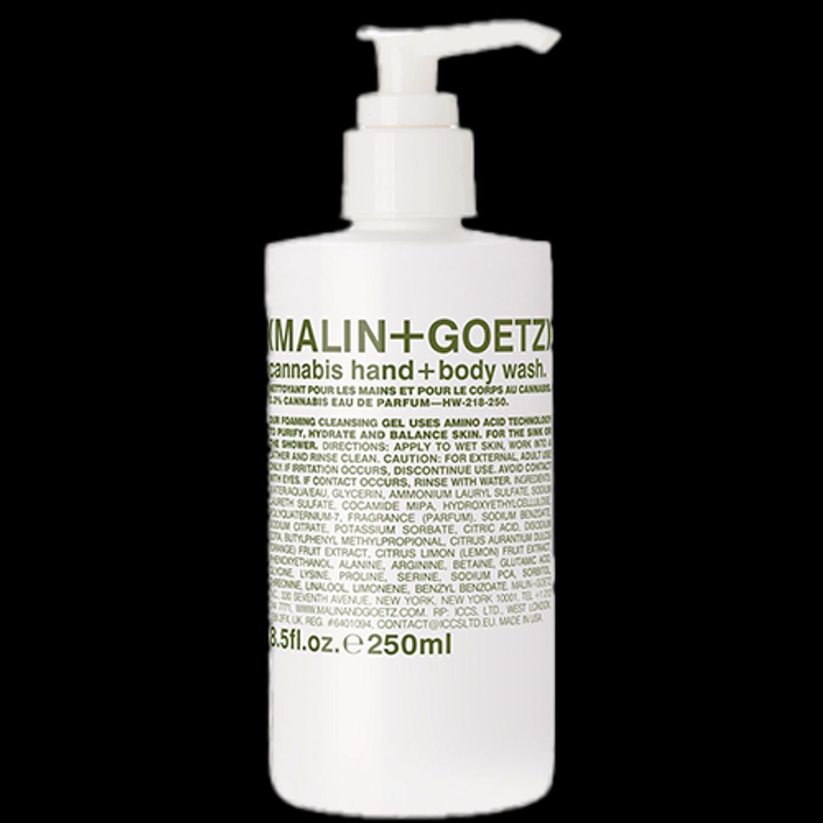 Malin+Goetz Cannabis Hand+Body Wash (250 ml)