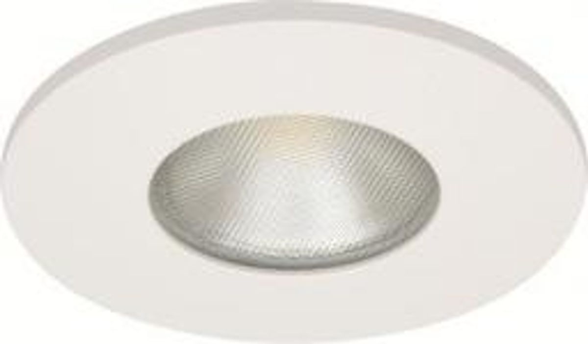 Malmbergs Downlight MD-315, LED, 3W/3000K, Mat hvid, IP44/IP21