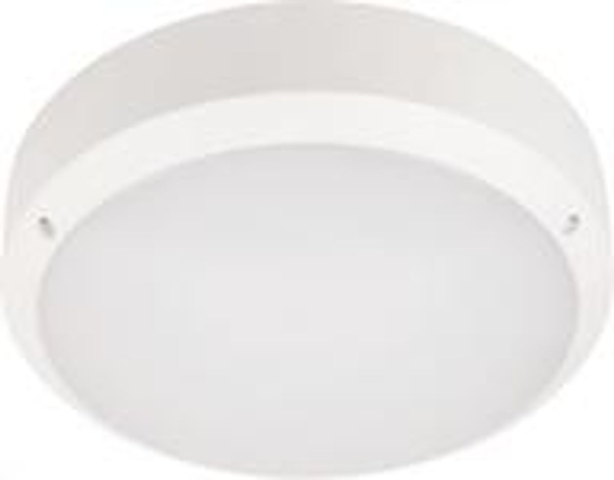 Malmbergs Juno Basic LED 18W ø290mm Plafond, IP65, hvid