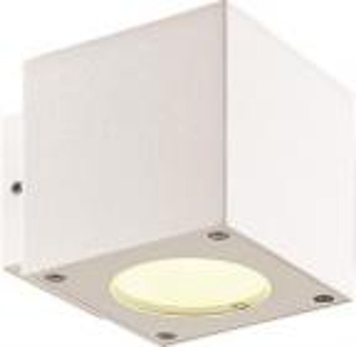 Malmbergs Vægarmatur Cube 2x3w LED 3000K IP54 hvid