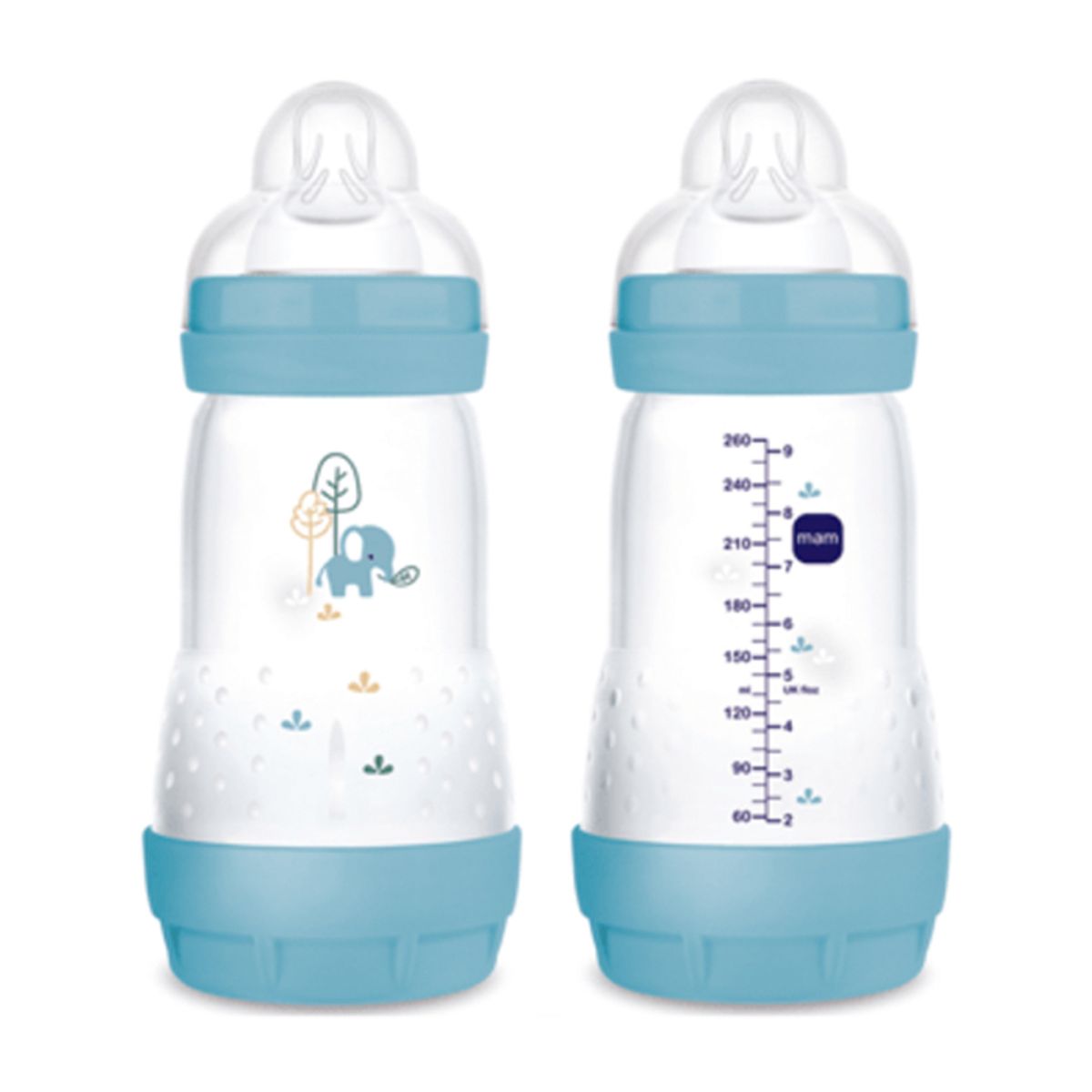 MAM Anti-Colic sutteflaske 260 ml - Blå