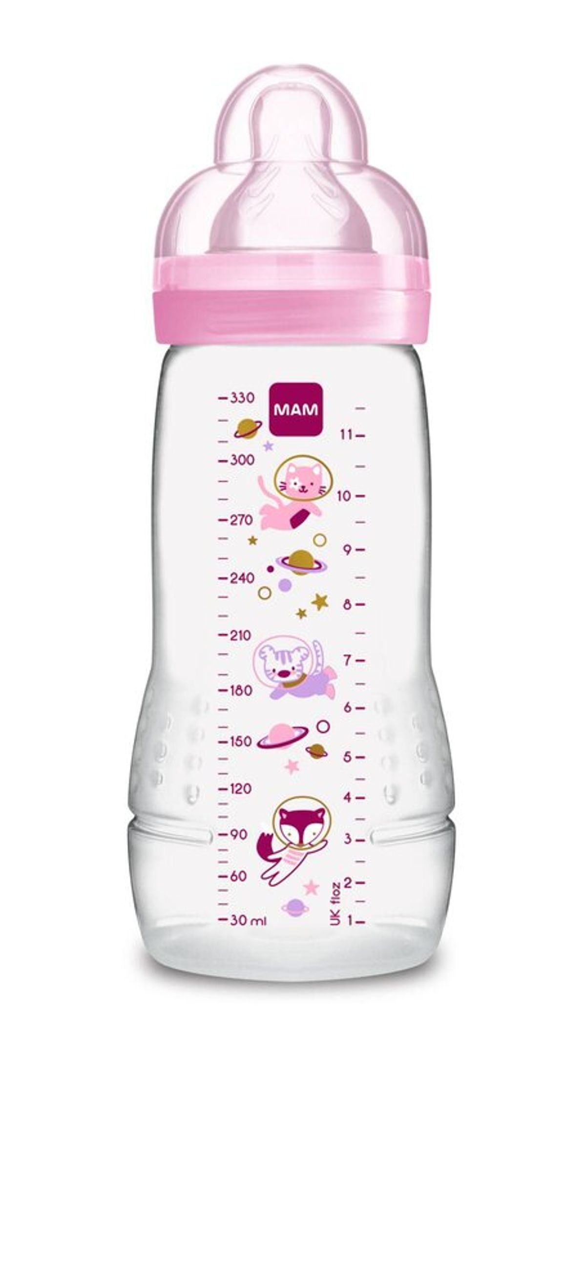 MAM Easy Active Baby Bottle 330ml - Pink