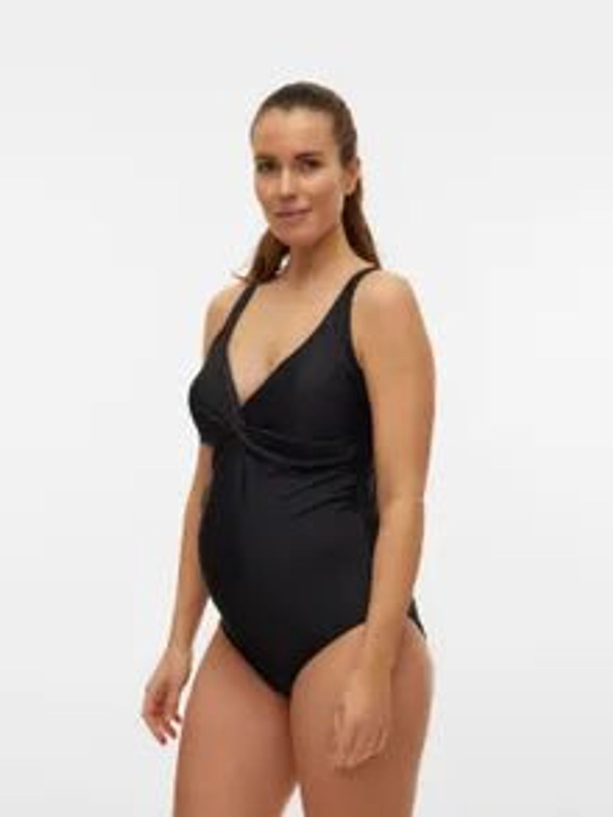 Mamalicious graviditetsbadedragt, sort, MLLouisa - Mamalicious - Swimsuit - Buump