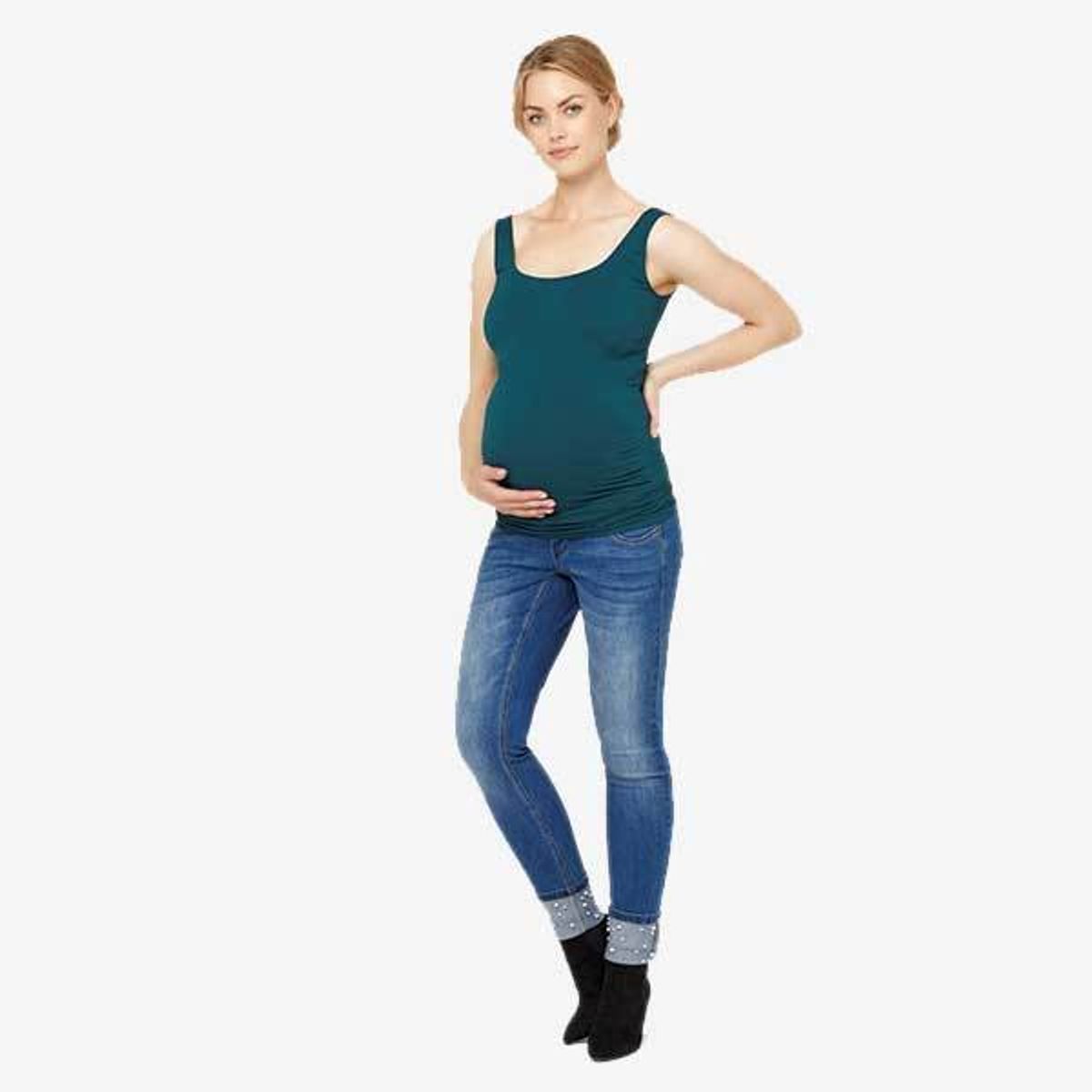 Mamalicious perlebesat ventejeans - Denim - 27/32