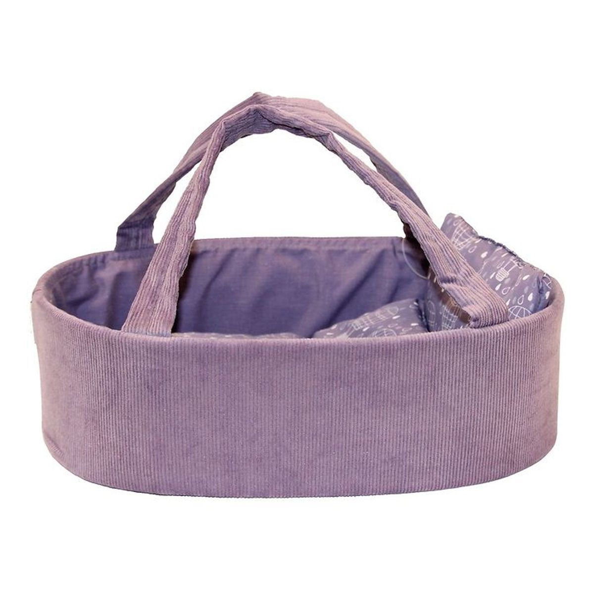 MaMaMeMo Dukkelift - Fløjl - 35 cm - Lavender