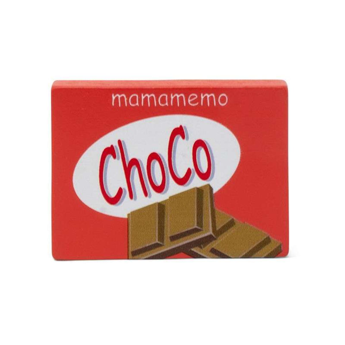 MaMaMeMo Legemad chokoladebar i træ